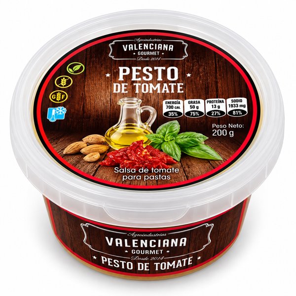 VALENCIANA GOURMET – PESTO DE TOMATE ( 200GR )