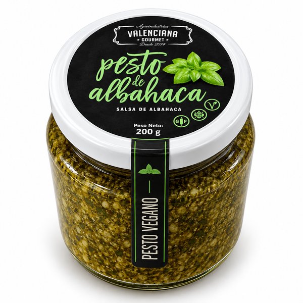 Valenciana Gourmet – Pesto Vegano de Albahaca.