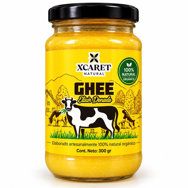 Xcaret Natural – Ghee Elixir Dorado.