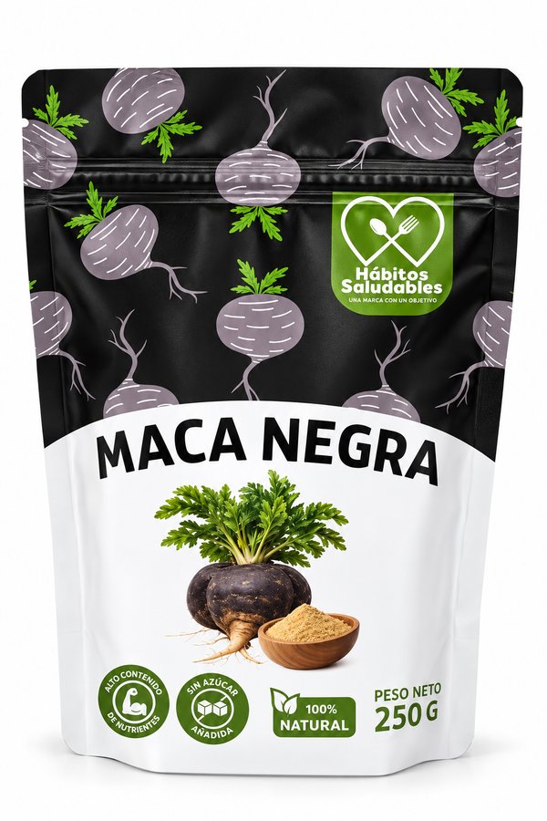 Hábitos Saludables – Maca Negra en Polvo.