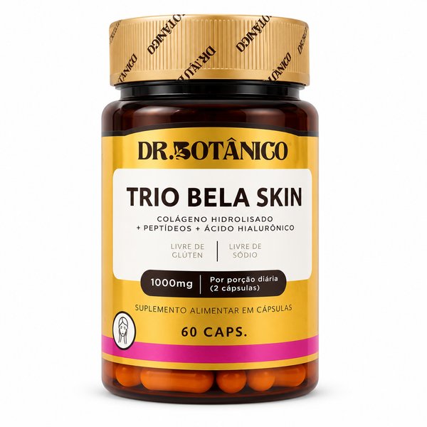 DR. BOTÂNICO – TRIO BELA SKIN (Colágeno Hidrolisado + Peptídeos + Ácido Hialurônico)
