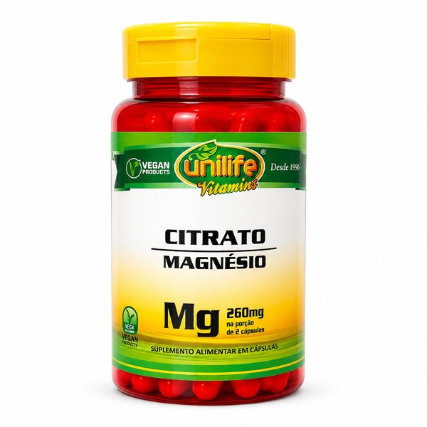 UNILIFE VITAMINS – CITRATO DE MAGNÉSIO (Mg)