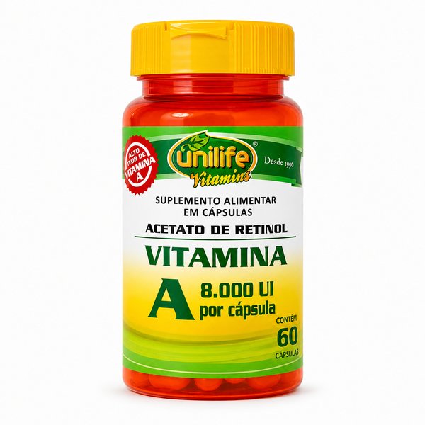 Unilife Vitamins – Vitamina A (Acetato de Retinol)