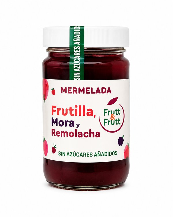 Frutt & Frutt – Mermelada Frutilla, Mora y Remolacha