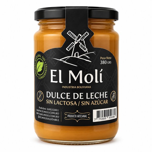 El Molí – Dulce de Leche (Sin Lactosa / Sin Azúcar)