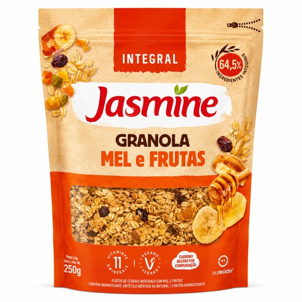 Jasmine – Granola Integral Mel e Frutas (Miel y Frutas)