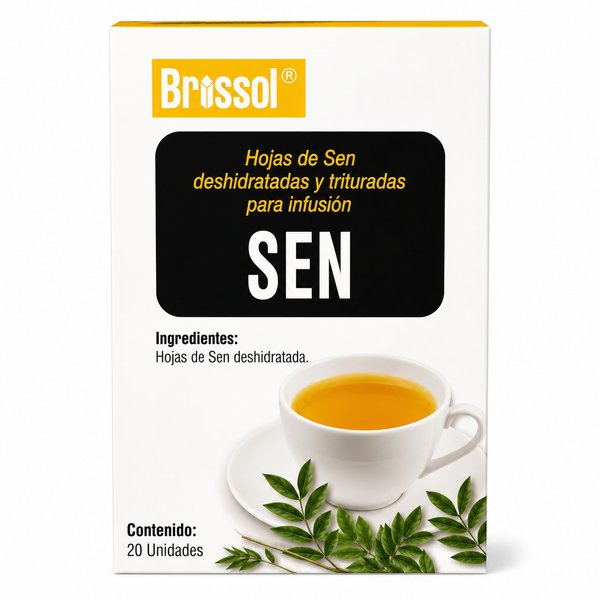 Brissol – Sen (Hojas de Sen deshidratadas y trituradas para infusión)