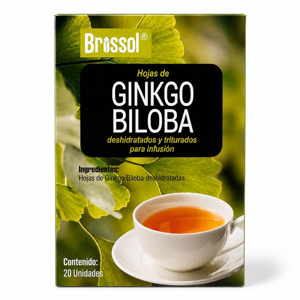 Brissol – Hojas de Ginkgo Biloba deshidratados y triturados para infusión
