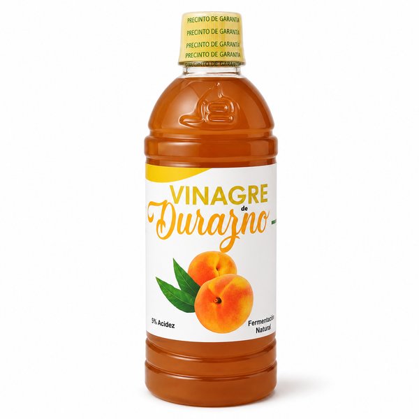 Vinagre de Durazno (Fermentación Natural - 5% Acidez)