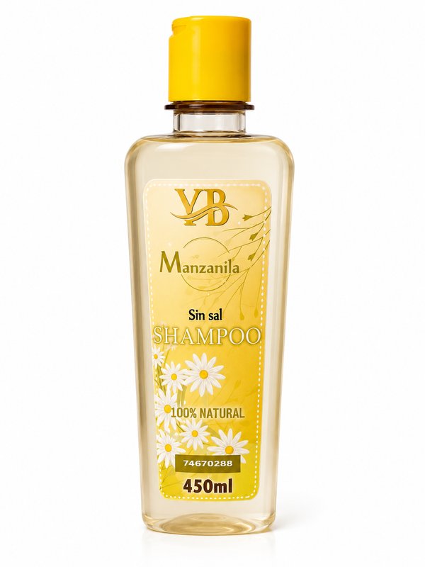 YB – Manzanilla Shampoo (Sin sal / 100% Natural)