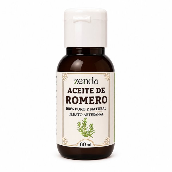Zenda – Aceite de Romero (100% Puro y Natural - Oleato Artesanal)