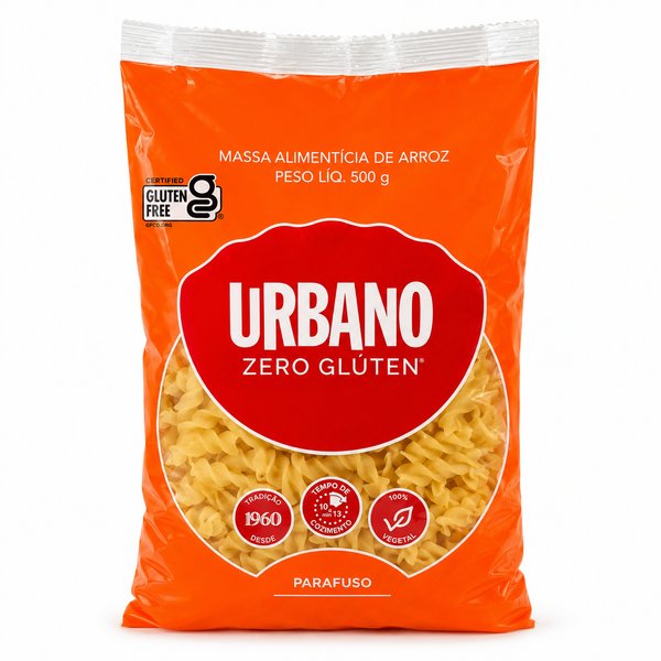 Urbano – Massa Alimentícia de Arroz Parafuso (Zero Glúten)