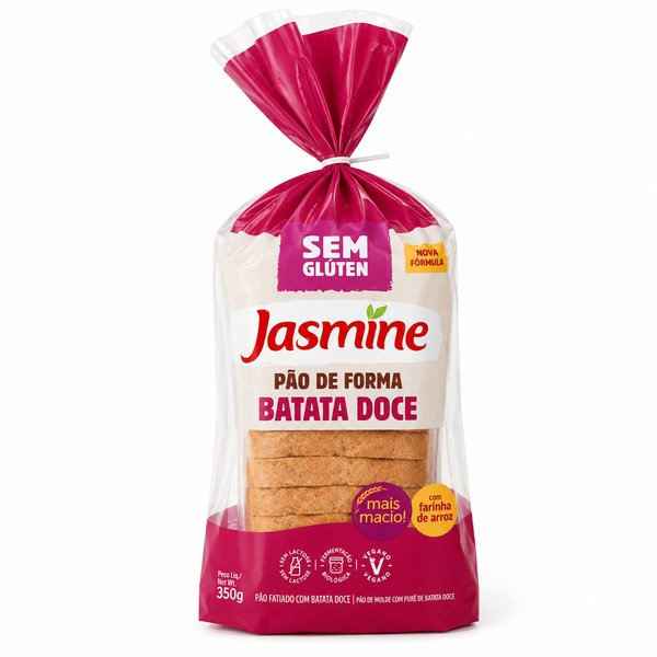 Jasmine – Pão de Forma Batata Doce (Sem Glúten)