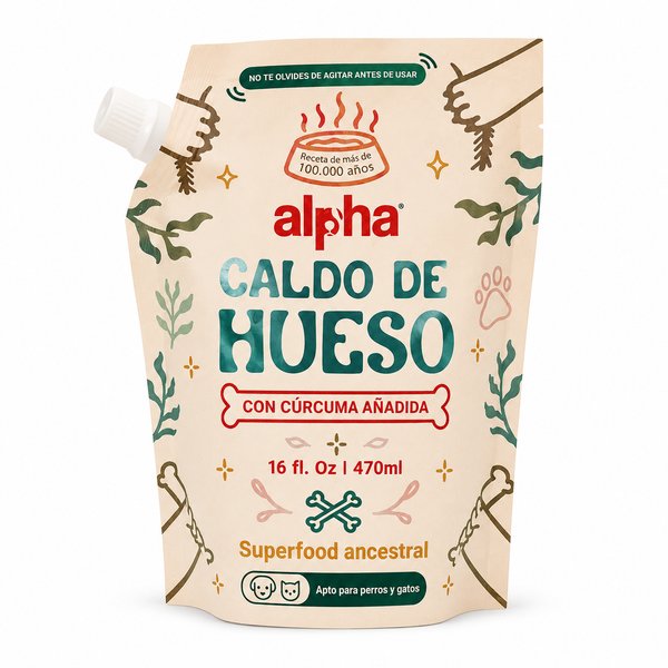 alpha – Caldo de Hueso con Cúrcuma Añadida (Superfood ancestral)