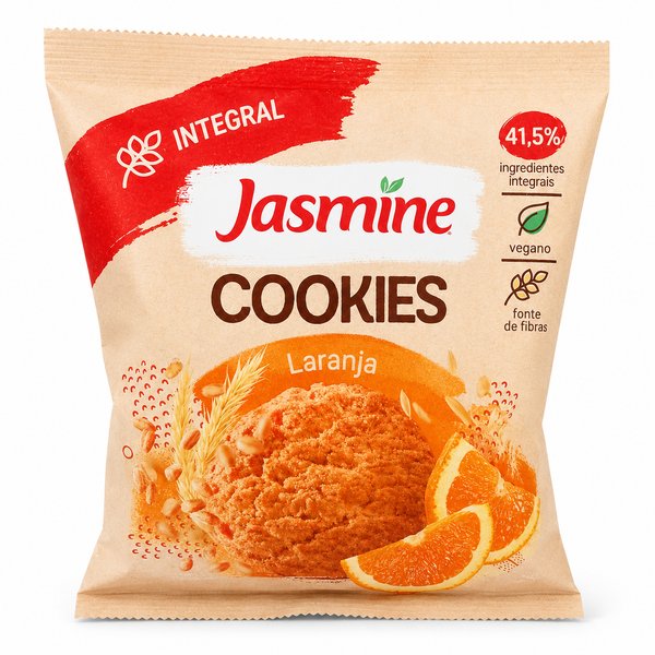 Jasmine Integral – Cookies Laranja (Vegano)