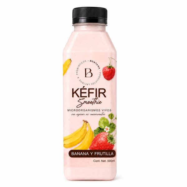 Bontana – KÉFIR Smoothie (Banana y Frutilla)