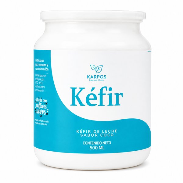 KARPOS Orgánico | Sano – Kéfir de Leche Sabor Coco