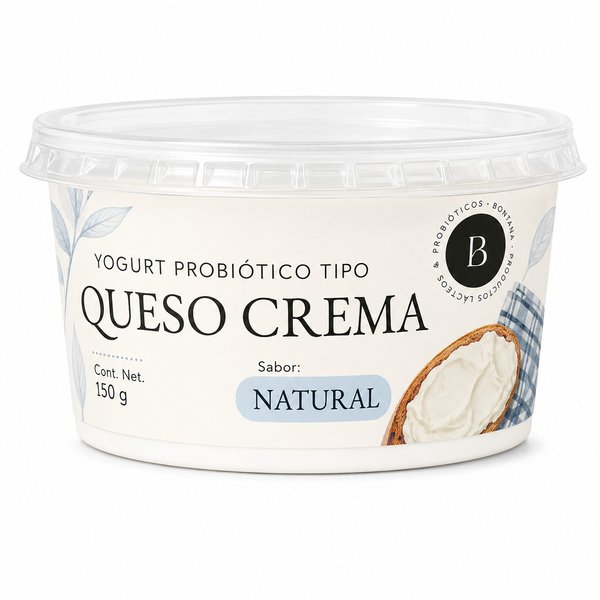Bontana – YOGURT PROBIÓTICO TIPO QUESO CREMA (Sabor: NATURAL)