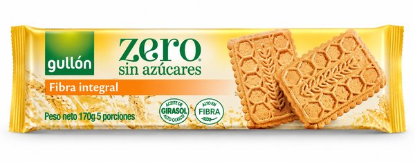 GULLÓN – ZERO SIN AZÚCARES Fibra integral (170GR)