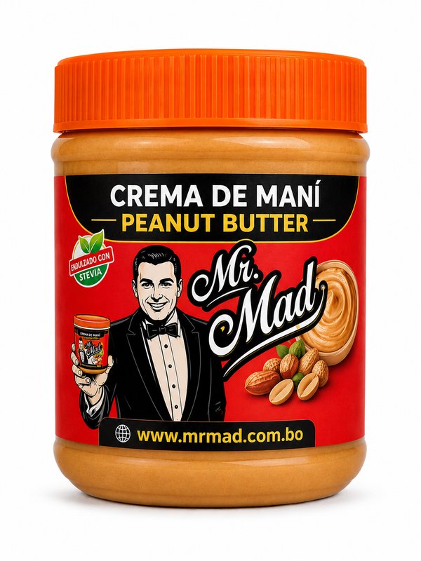 Crema de maní tradicional (Mr. Mad)