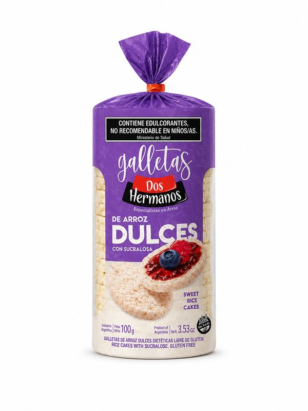Galleta de Arroz Dulce Dos Hermanos