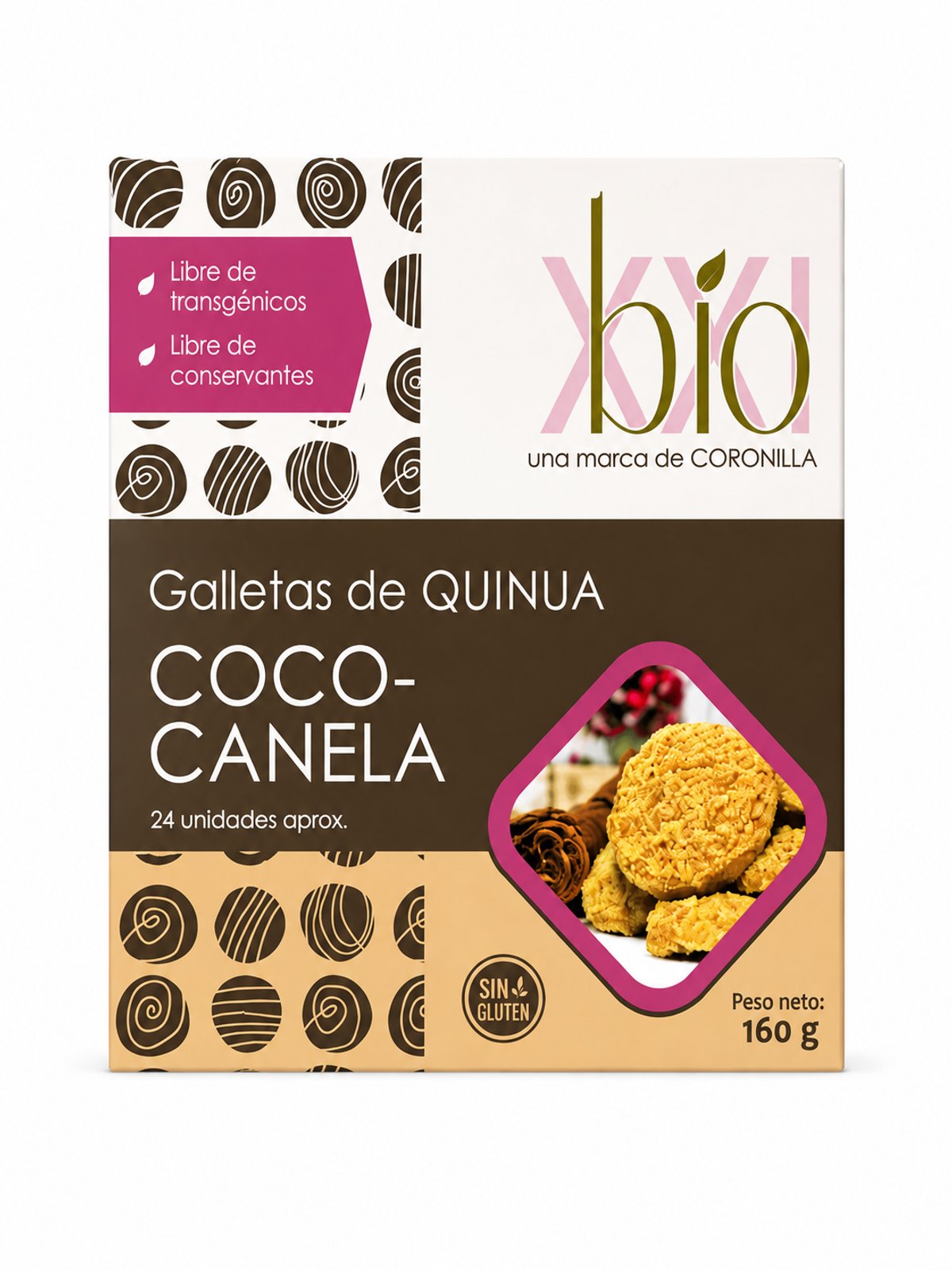 Galletas de QUINUA COCO-CANELA (Bio XXI) - SIN GLUTEN