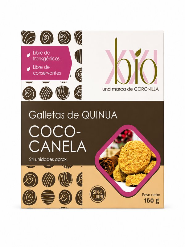 Galletas de QUINUA COCO-CANELA (Bio XXI) - SIN GLUTEN