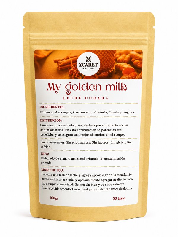 My golden milk leche dorada (Xcaret Natural)