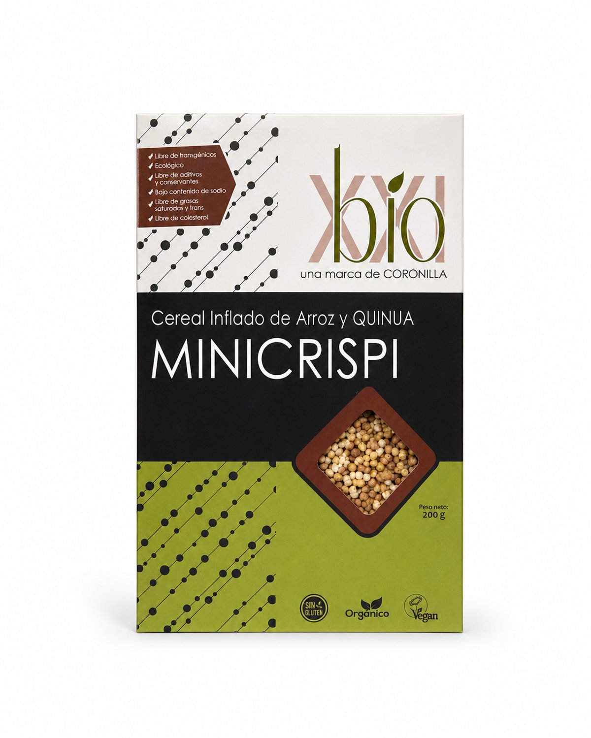 Cereal Insuflado de Arroz y Quinua Minicrispi Sin Gluten