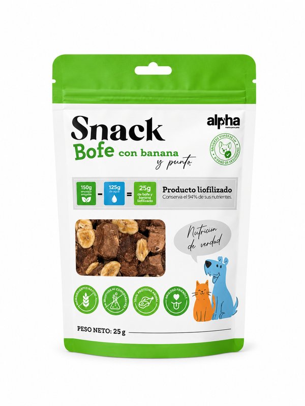Snack Bofe con Banana Alpha 25gr
