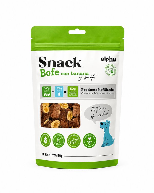 Snack Bofe con Banana Alpha 50gr