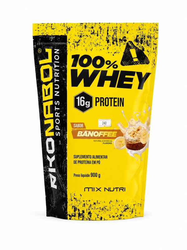 100% Whey Pronabol Sabor Banoffee 16gr