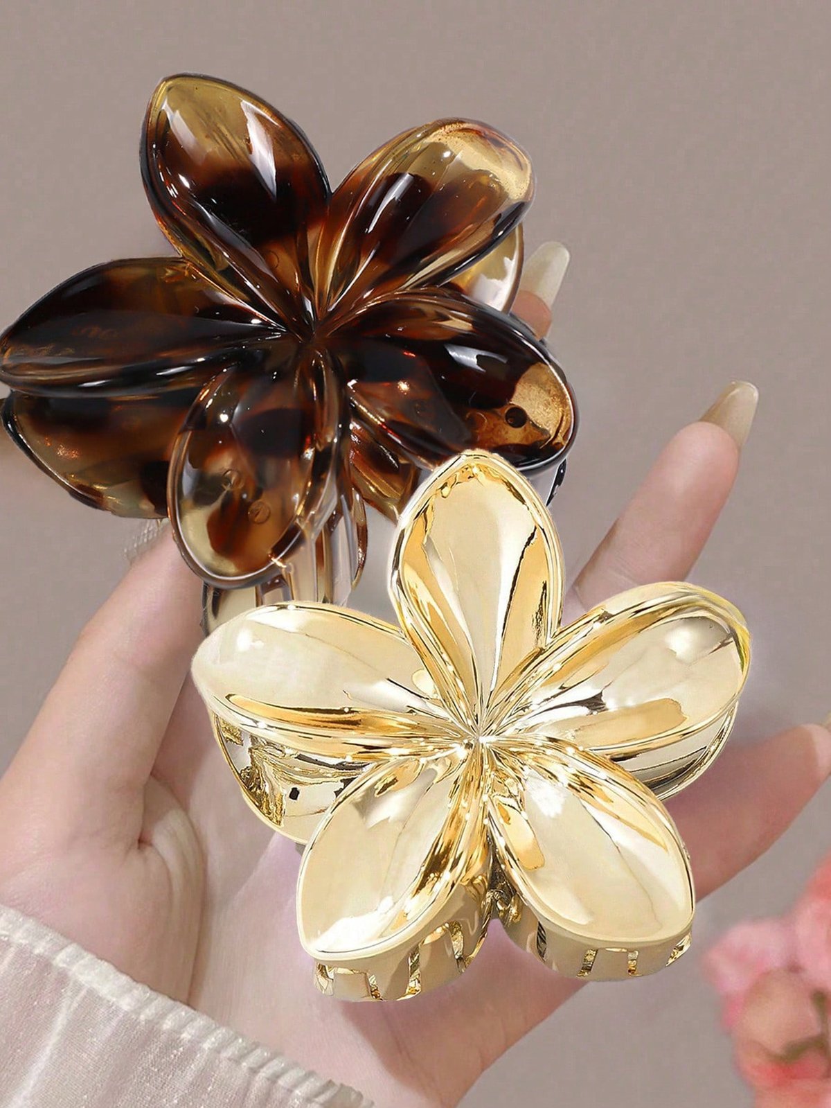 Pack de 2 pinzas para el pelo  - 3