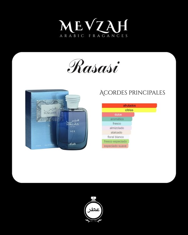 Rasasi Hawas Ice For Him 