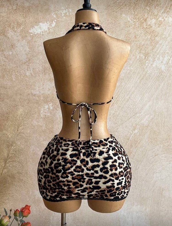 Conjunto animal print 🐅