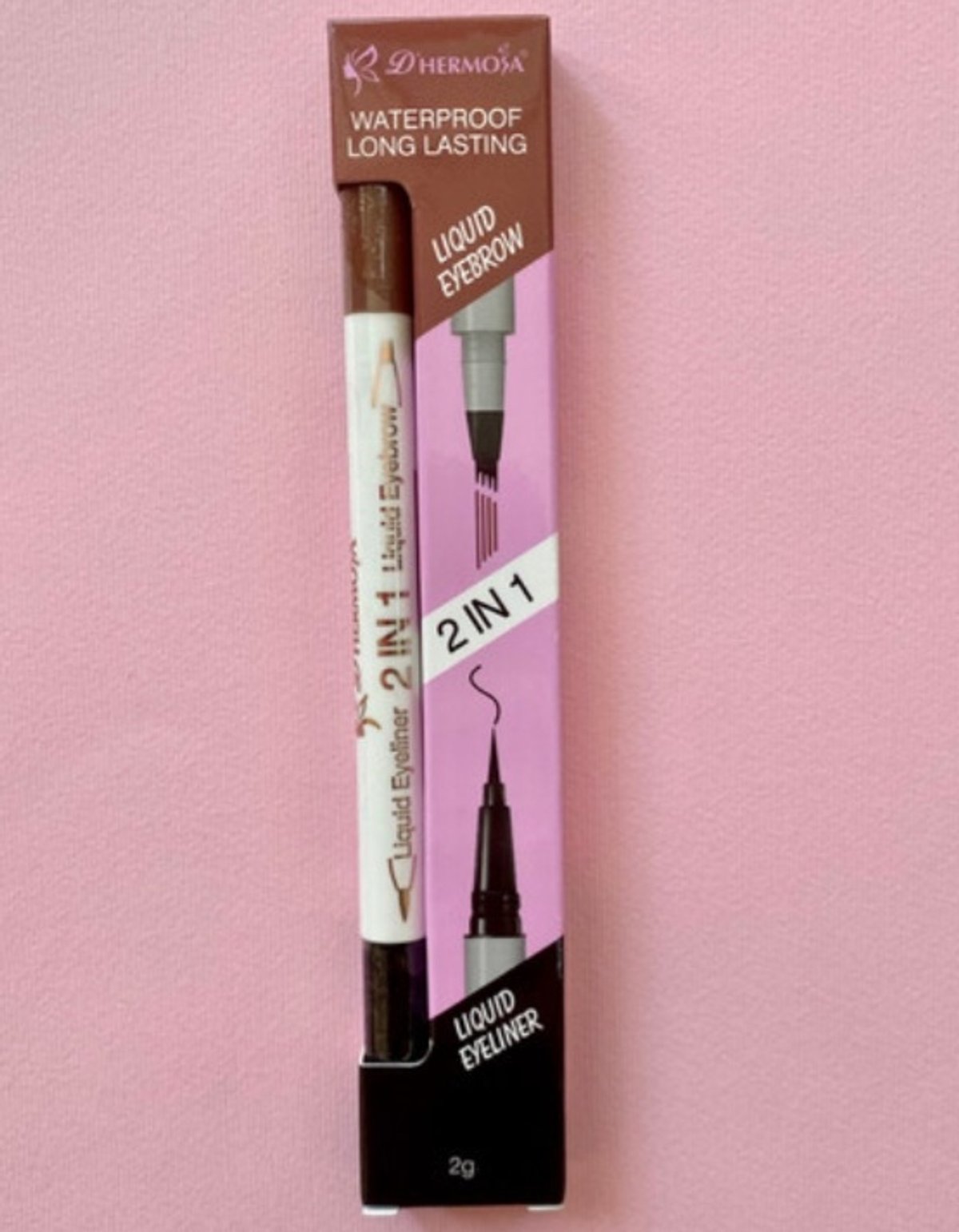 Lapiz para cejas 2 en 1 - 2