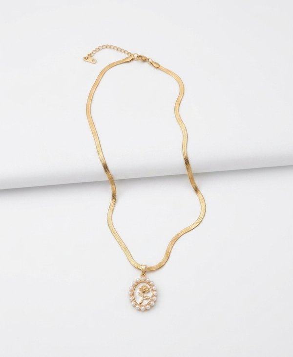 set de collares de acero inoxidable