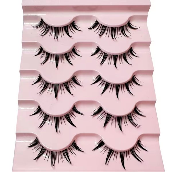 pestañas postizas ojos de muñeca  de 5 pares
