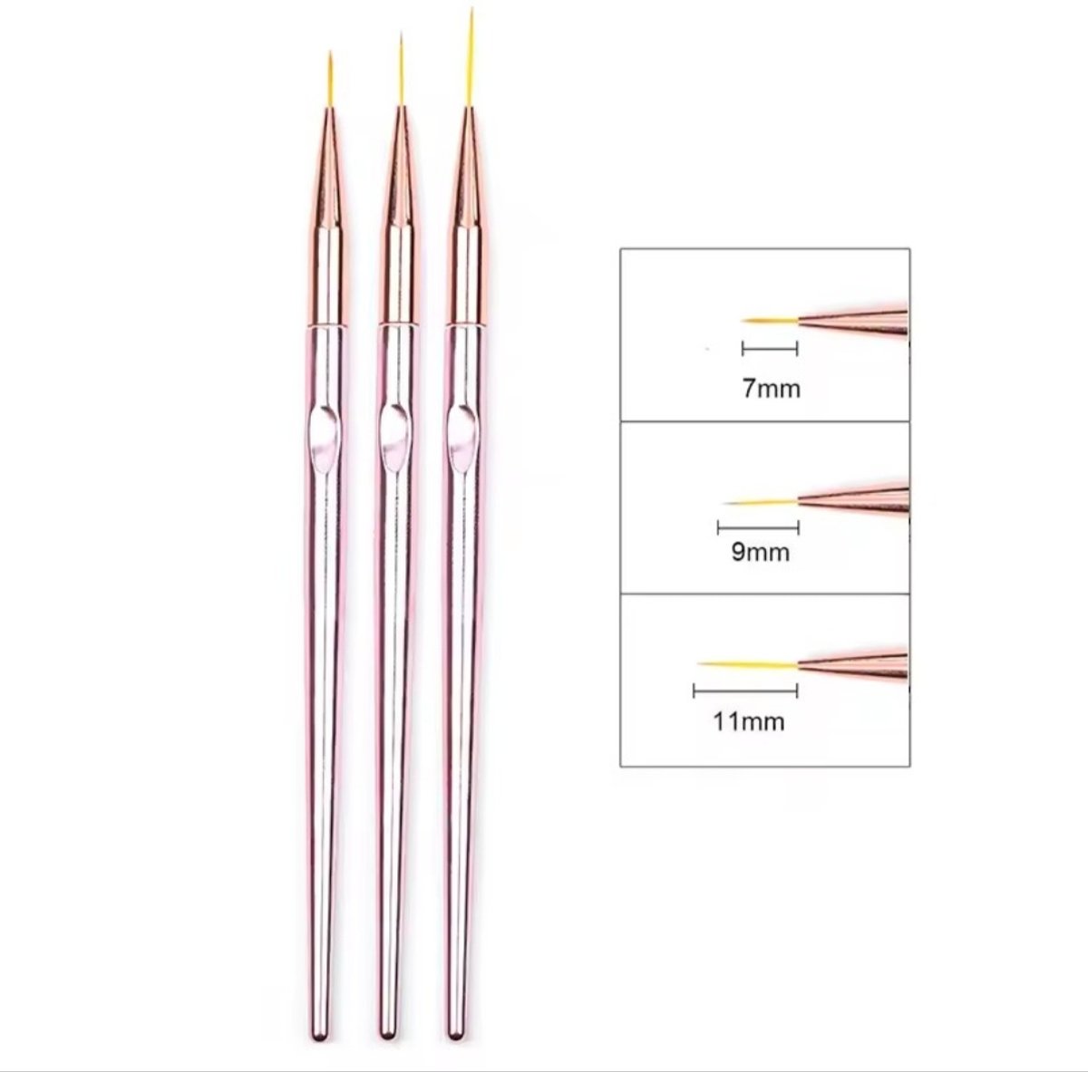 set de acrilico Raya francesa - 2