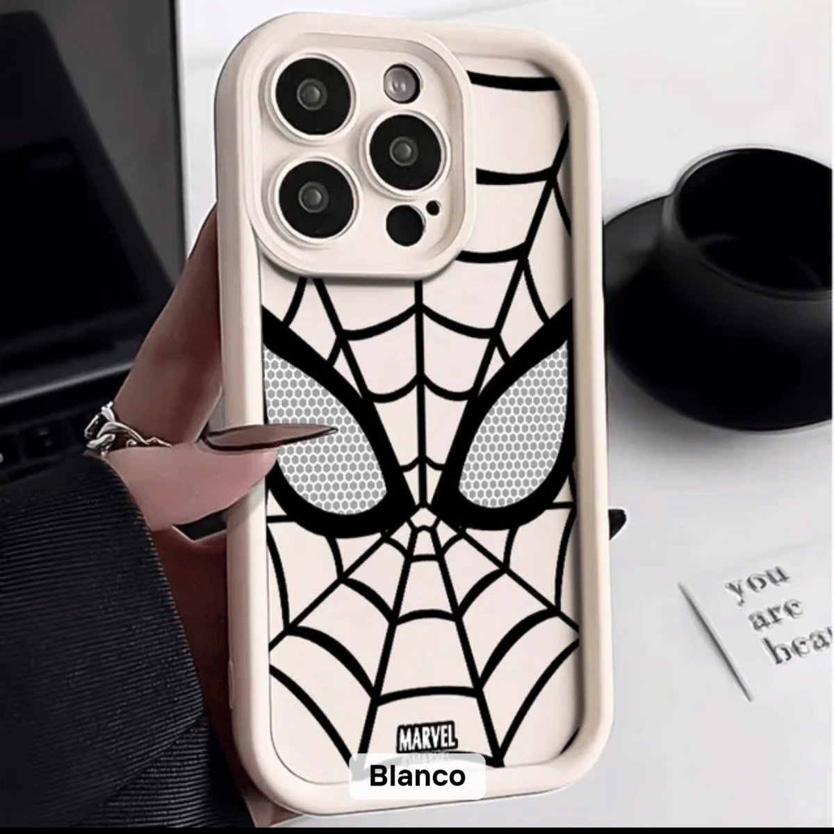 funda se silicona con diseño spider man para iphone 13 pro - 2