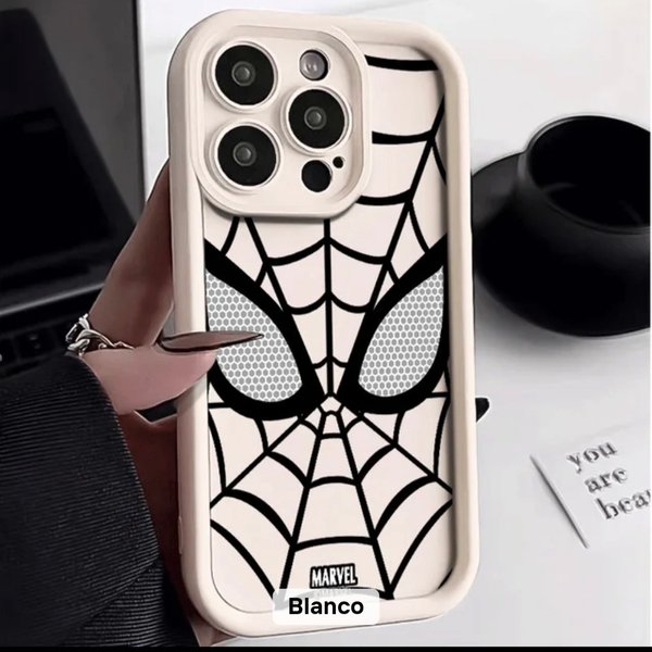 funda se silicona con diseño spider man para iphone 13 pro