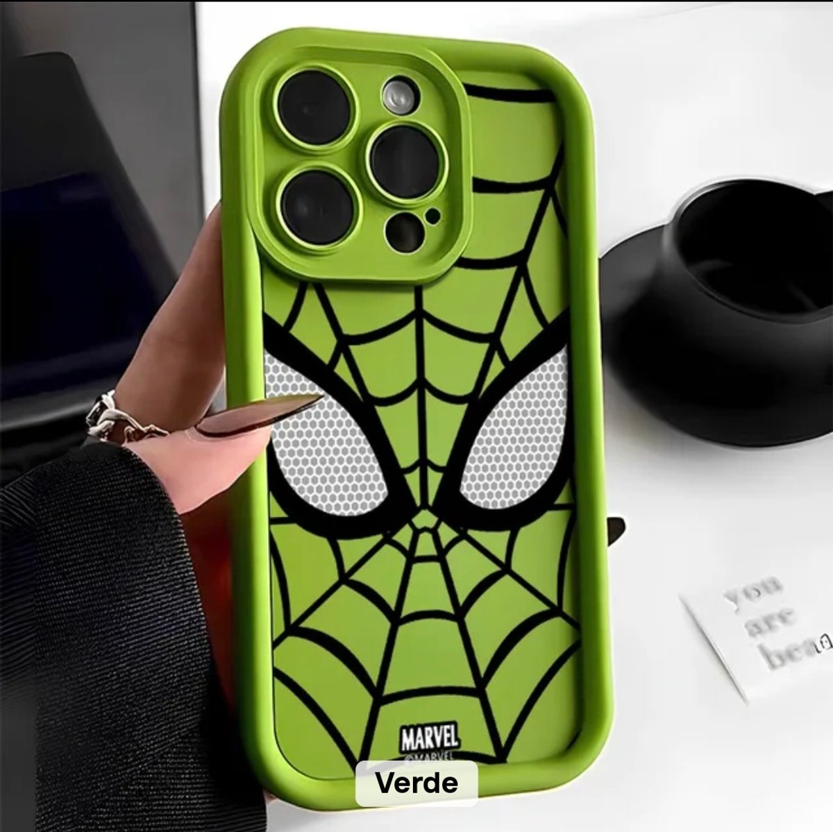 funda se silicona con diseño spider man para iphone 13 pro - 4