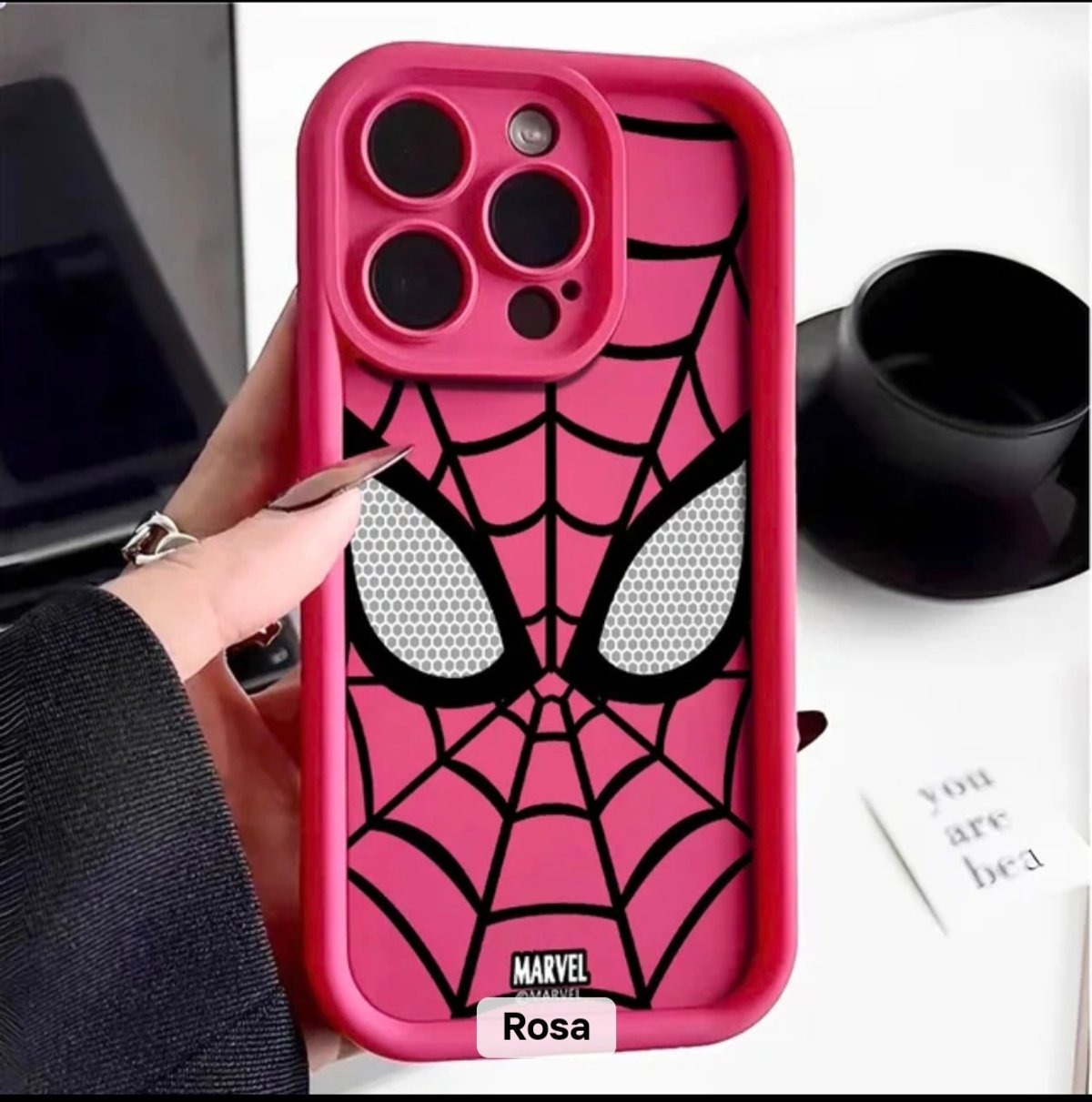 funda se silicona con diseño spider man para iphone 13 pro - 5