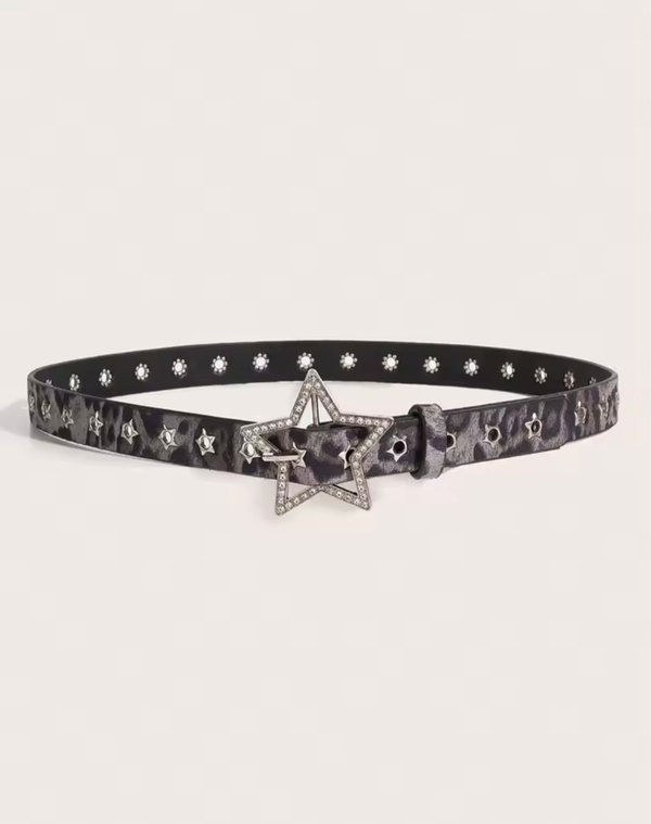 Cinturon de metal de estrellas