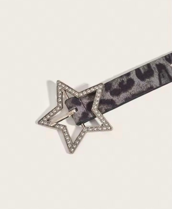 Cinturon de metal de estrellas