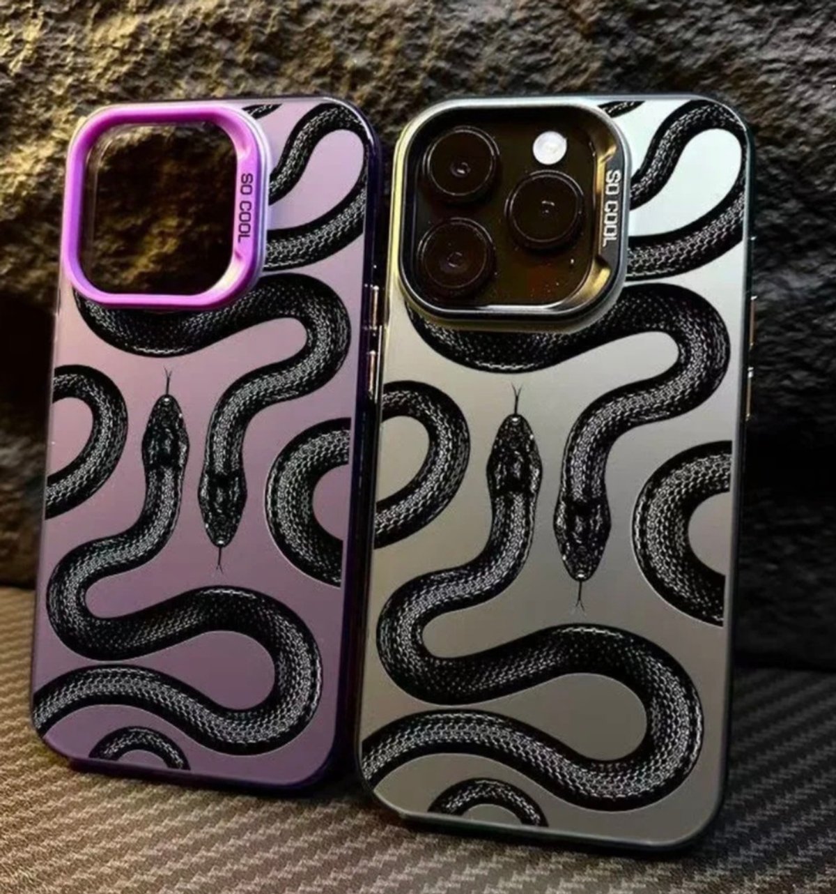 Funda Antigolpes con diseño serpiente neutro - 2