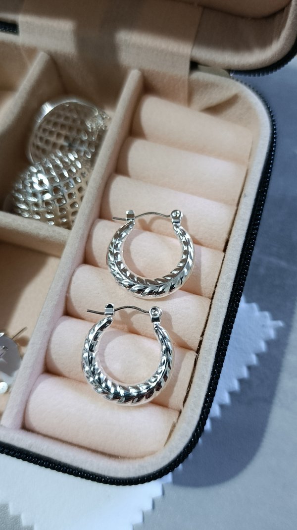 Aros Plateados (medianos)