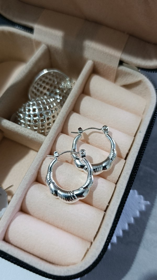 Aros Plateados (medianos)