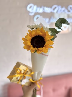 Cono Floral de Girasol