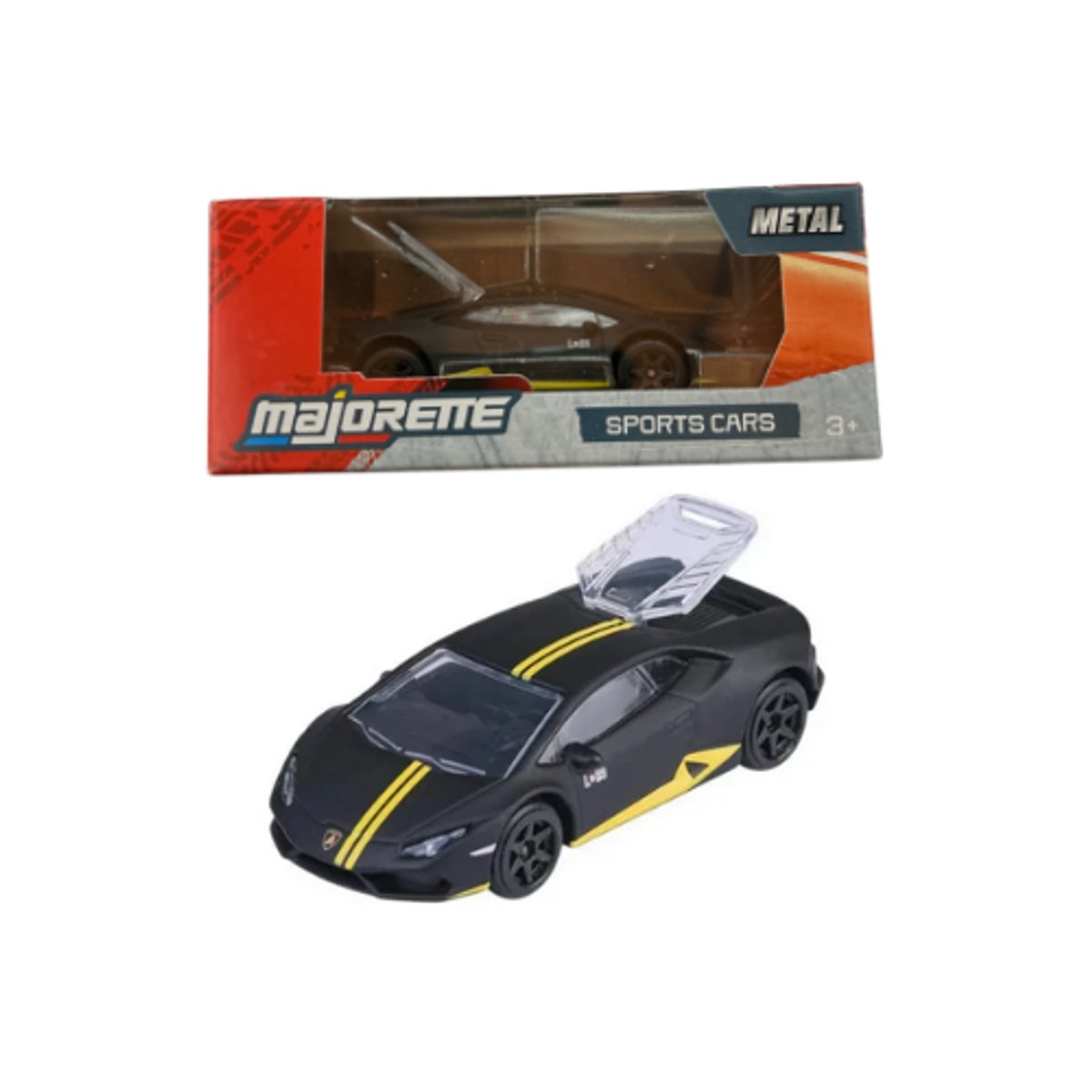 Lamborghini Countach LP400 - Color Blanco - Majorette Sports Cars Box